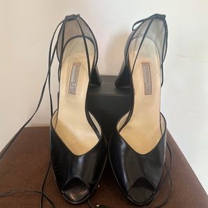 Kenneth Cole toe peep woman heel shoes